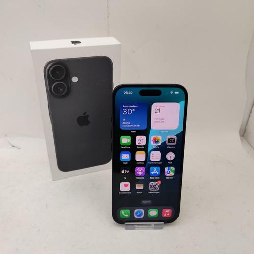 Apple Iphone 16 128Gb Zwart in doos nu voor €749.99, Telecommunicatie, Mobiele telefoons | Hoesjes en Frontjes | Apple iPhone