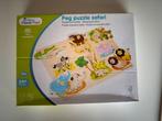 New Classic Toys Peg Puzzle Safari, Ophalen of Verzenden, Zo goed als nieuw, 2 tot 4 jaar