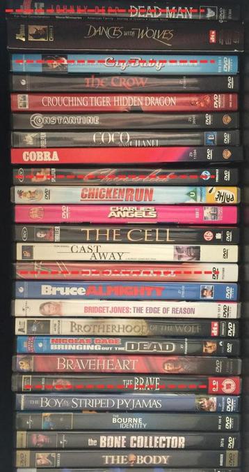 DVD’s keuze uit veel titels beschikbaar voor biedingen