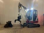 Takeuchi TB225 extra I 890 uur I 2021 I sorteerknijper, Ophalen of Verzenden, Graafmachine