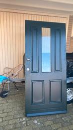 Voordeur merbau, Doe-het-zelf en Verbouw, Ophalen, Gebruikt, 200 tot 215 cm, Glas
