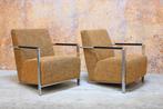 ZGAN! 2 terrakleurige stoffen Harvink Alowa design fauteuils, Harvink, Harvink, Design, 75 tot 100 cm