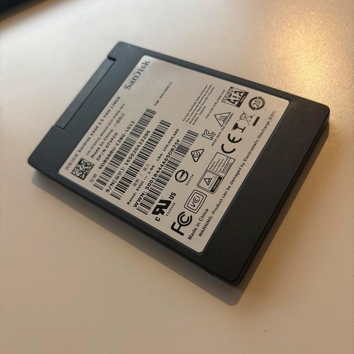 SanDisk X400 128GB SSD, Computers en Software, Harde schijven, Gebruikt, Desktop, Intern, SSD, SATA, Ophalen of Verzenden