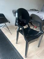 Zwarte Design Stoel, Ophalen, Kunststof, Gebruikt, Zwart