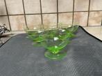 Annagroen 6 Dessert—— IJs coupes, Antiek en Kunst, Antiek | Glas en Kristal, Ophalen of Verzenden