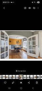 Deuren met glas woonkamer, Doe-het-zelf en Verbouw, Deuren en Horren, Ophalen, 80 tot 100 cm, Binnendeur, Zo goed als nieuw