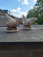 Kippen Tuinbeelden - Set van 2, Ophalen, Gebruikt, Beton, Dierenbeeld