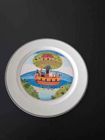 Prachtige bord van Villeroy & Boch, de Ark van Noach, diamet beschikbaar voor biedingen