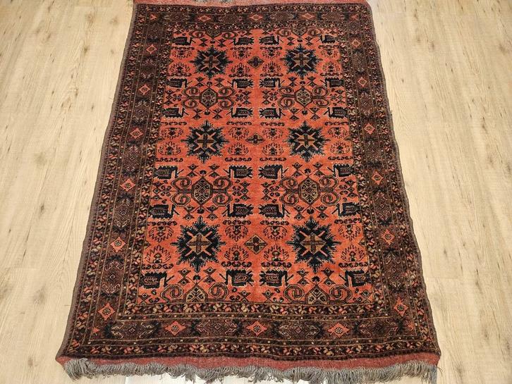 Vintage handgeknoopt oosters tapijt 185x126, Huis en Inrichting, Stoffering | Tapijten en Kleden, Gebruikt, 100 tot 150 cm, 150 tot 200 cm