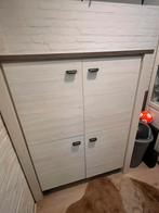 Stevige kast met 2 delen en 4 planken – in goede staat!, Ophalen of Verzenden, Zo goed als nieuw, 25 tot 50 cm, 100 tot 150 cm