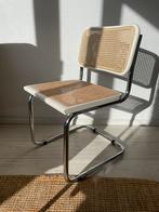 Marcel Breuer Cesca Thonet Stijl Buizenframe Stoel Rotan, Ophalen, Gebruikt, Wit, Eén