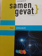 N.C. Keemink - Samengevat havo Wiskunde B, Ophalen of Verzenden, N.C. Keemink; P. Thiel, Nederlands, HAVO