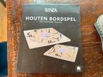 Senza houten bordspel Keezen hout kaarten nieuw, Ophalen of Verzenden, Zo goed als nieuw