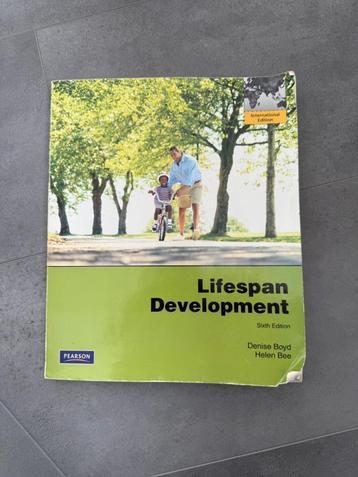 lifespan development sixth edition, Denise Boyd en Helen Bee beschikbaar voor biedingen