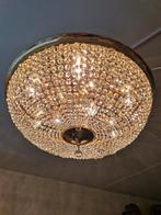 Grote swarovski kristallen plafonnière 80.00 cm breed, Ophalen of Verzenden, Zo goed als nieuw