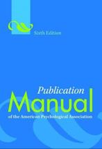 Publication Manual of the American Psychological Association, Boeken, Studieboeken en Cursussen, Nieuw, APA, Ophalen of Verzenden