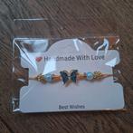 armaband met vlinder, Ophalen of Verzenden, Nieuw, Zilver, Overige materialen