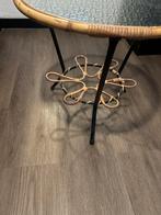 Jaren 60 rotan set, 45 tot 60 cm, Rond, Ophalen of Verzenden, Jaren 60 , vintage , retro