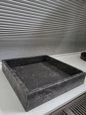 Natuursteen Bakje - Decoratief Vierkant 20x20x4cm beschikbaar voor biedingen