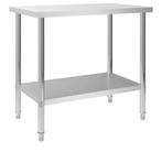 Keukenwerktafel roestvrij staal, nieuw in doos, Ophalen of Verzenden, Nieuw