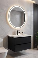 Wastafelmeubel met keramische blad Duurzaam&Luxe Design 60cm, Huis en Inrichting, Badkamer | Badkamermeubels, Ophalen of Verzenden