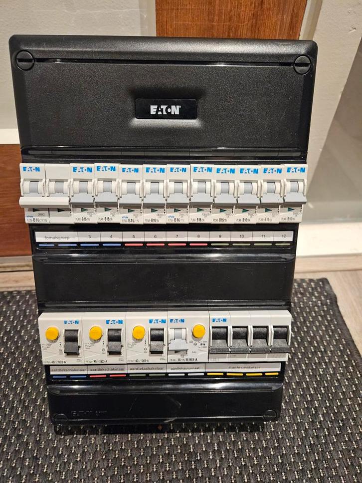 Eaton groepenkast, Doe-het-zelf en Verbouw, Elektra en Kabels, Zo goed als nieuw, Overige typen, Ophalen of Verzenden