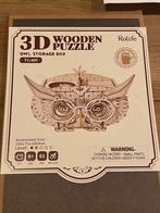 Houten 3D Puzzel Uil - Rolife TG405, Zo goed als nieuw, Van hout, 6 jaar of ouder, Meer dan 50 stukjes