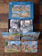 Legpuzzel 4 x 500 stukjes van het merk Gibsons, Ophalen of Verzenden, 500 t/m 1500 stukjes, Zo goed als nieuw, Legpuzzel
