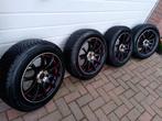 4 Mooie maar vooral sportieve GTR velgen met nieuwe banden., Auto-onderdelen, Banden en Velgen, Ophalen, Gebruikt, 16 inch, Banden en Velgen