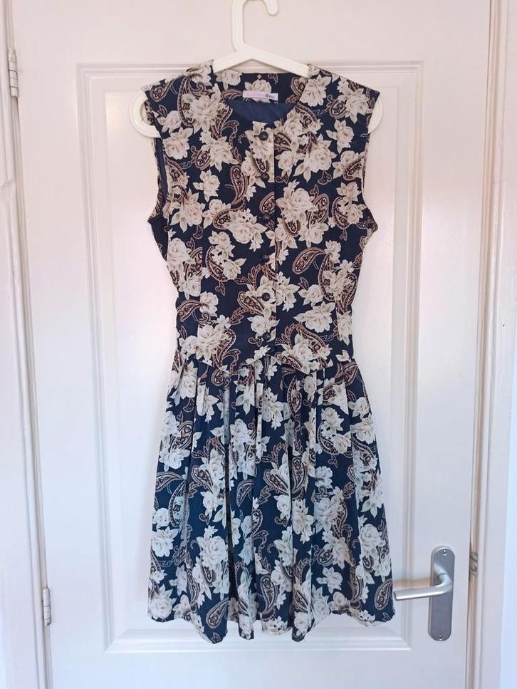 Unieke vintage stijl jurk van Susi Sweet Dress, Kleding | Dames, Jurken, Zo goed als nieuw, Maat 38/40 (M), Blauw, Boven de knie