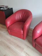 2 fijne draai loungestoelen, Ophalen, Gebruikt