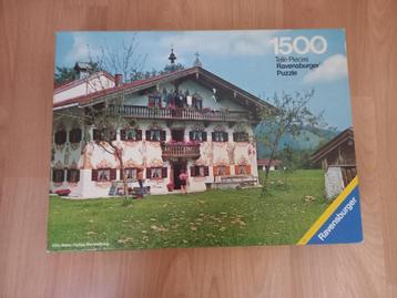 Ravensburger puzzel Boerderij 1500 stukjes beschikbaar voor biedingen