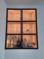 Unieke Set van 2 Zwarte Stalen Taatsdeuren met Glas, Ophalen, 80 tot 100 cm, Binnendeur, Minder dan 200 cm