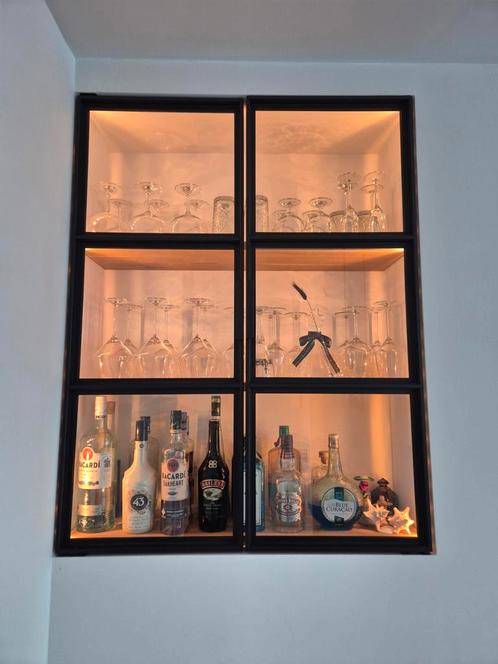 Unieke Set van 2 Zwarte Stalen Taatsdeuren met Glas, Doe-het-zelf en Verbouw, Deuren en Horren, Zo goed als nieuw, Binnendeur
