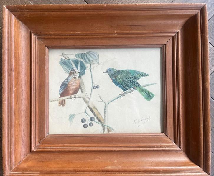 Bijzondere Tekening M.A. Koekkoek!, Antiek en Kunst, Kunst | Tekeningen en Foto's, Ophalen of Verzenden