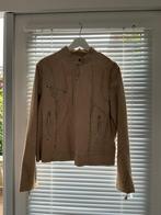 Beige Jasje met Studs - Maat 46, Beige, Maat 46/48 (XL) of groter, Ophalen of Verzenden, Zo goed als nieuw