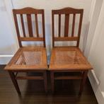 Eiken Boerenstoeltjes met Webbing (2), Ophalen