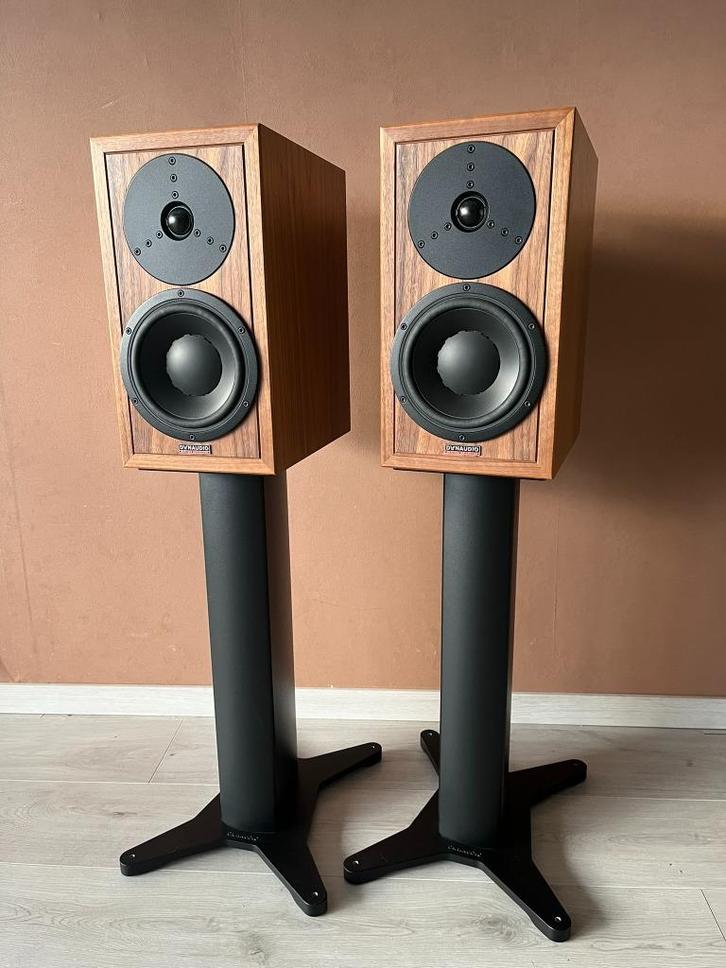 Dynaudio Heritage Special + set Dynaudio Stand 20, Audio, Tv en Foto, Luidsprekers, Zo goed als nieuw, Front, Rear of Stereo speakers