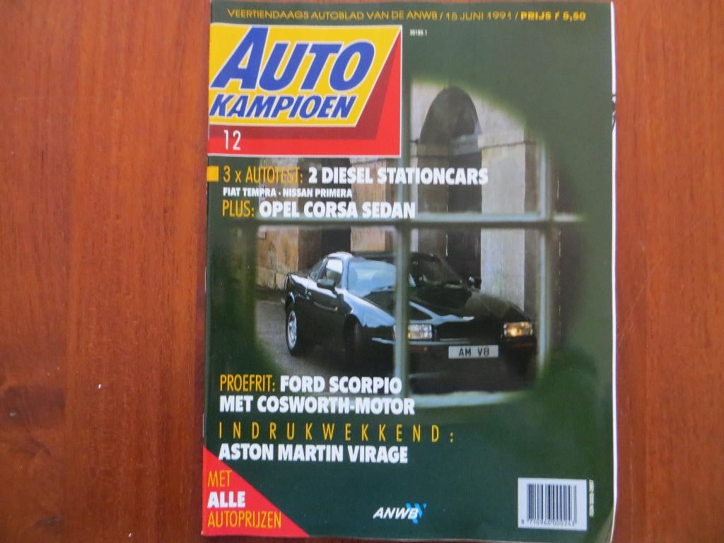 Autokampioen 12 1991 Corsa sedan, Virage, Cosworth, MX-3, Ophalen of Verzenden, Nieuw, Opel