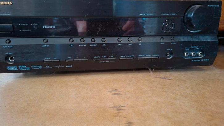 Onkyo TX-SR506 Zilver - Defecte volumeknop, Audio, Tv en Foto, Versterkers en Receivers, 120 watt of meer, Onkyo, Ophalen