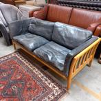 Deense vintage Stouby bank., Ophalen, Zo goed als nieuw, Leer