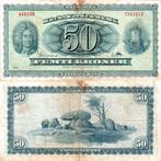 Denemarken 50 kroner 1963 - F/VG, Postzegels en Munten, Bankbiljetten | Europa | Niet-Eurobiljetten, Verzenden, Overige landen