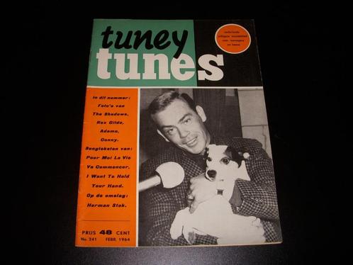 Muziektijdschrift Tuney Tunes , Herman Stok, februari 1964, Verzamelen, Tijdschriften, Kranten en Knipsels, Tijdschrift, Nederland