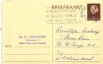 W.G. Letschert, Driemond [Post Weesp] - 10.1962 - briefkaart, Ophalen of Verzenden, Briefkaart