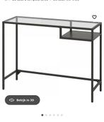 Glazen Laptop bureau IKEA, Ophalen, Zo goed als nieuw