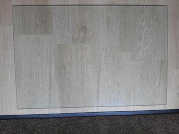 Spatscherm gehard glas doorzichtig 90x60 cm incl bevestiging beschikbaar voor biedingen
