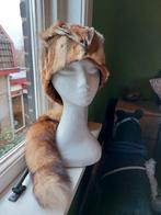 Vintage Vossenbont Muts, Kleding | Dames, Ophalen of Verzenden, Gedragen, One size fits all, Hoed