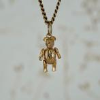 Gouden beweegbare Teddy Beer hanger., Gebruikt, Verzenden, Bubblyrocksvintage@outlook.com, Alphen aan den Rijn