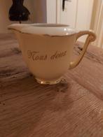 Pastel geel kan goudrand, Huis en Inrichting, Keuken | Servies, Ophalen of Verzenden, Nieuw