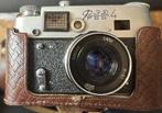 Fed 4 met lens Industar 52mm 1:2.8 incl lederen hoes werkend, Ophalen, Gebruikt, Compact, Overige Merken